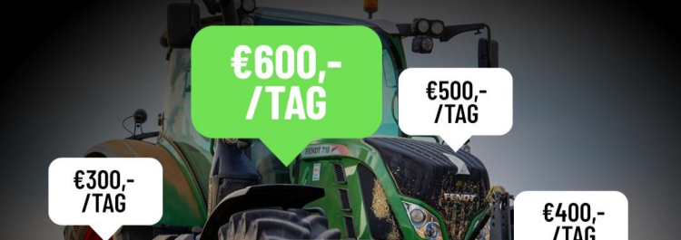 Renting agricultural machinery