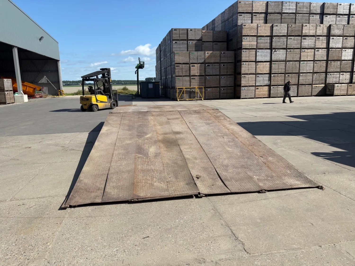 Oprijplaat voor Vrachtauto's/Kiepers - Robuust Staal - 900cm