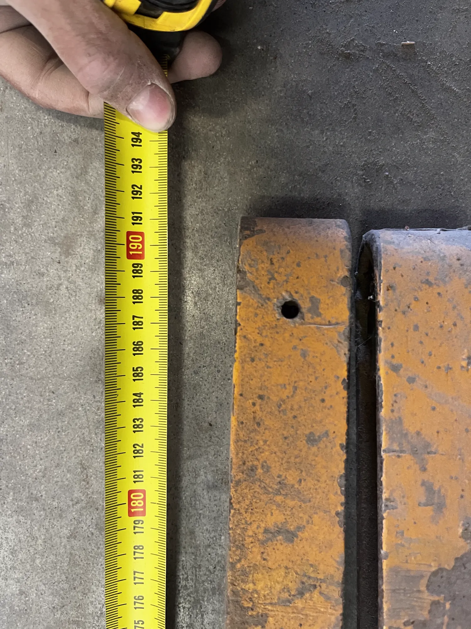 Mechanische achterklep stangen - Bijlsma 1400 compatibel
