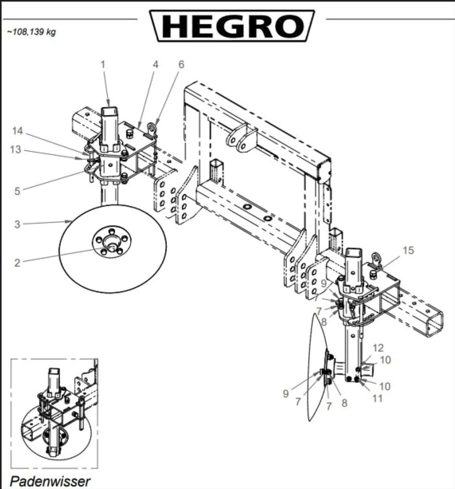Hegro Multibok: Woelpoot voor Beddenteelt | Configureerbaar