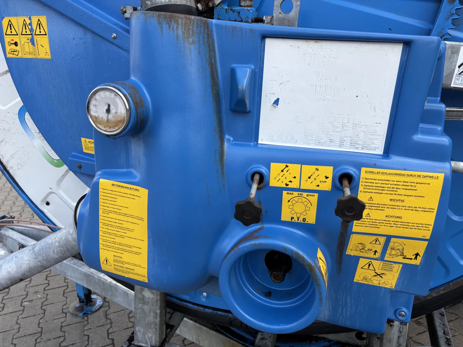 Ocmis R2/1A Beregeningshaspel | 100mm x 275m | Te Koop