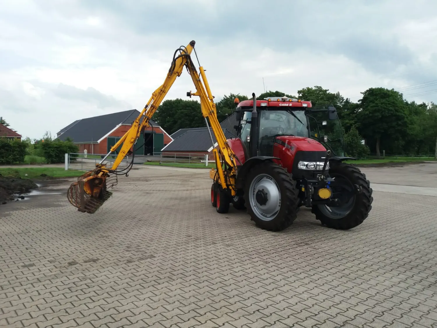 Herder U-frame maaikorf voor Case-IH Tractoren