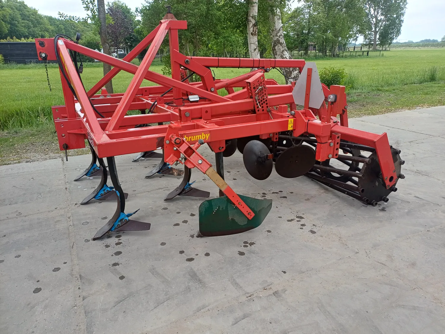 Evers Brumby Cultivator Smaragd - Vleugelschaar & Buizenrol