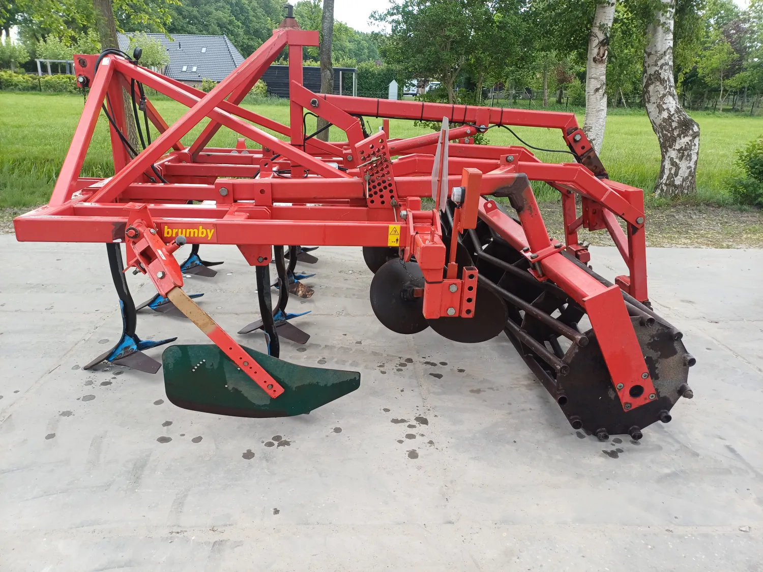 Evers Brumby Cultivator Smaragd - Vleugelschaar & Buizenrol