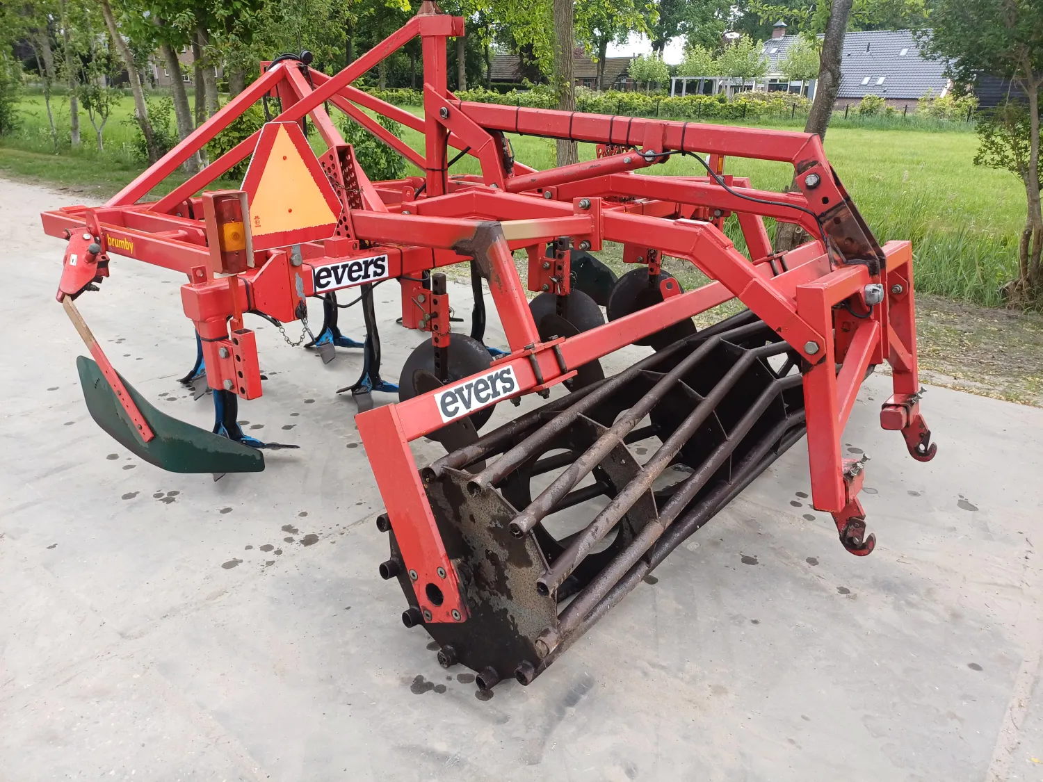 Evers Brumby Cultivator Smaragd - Vleugelschaar & Buizenrol
