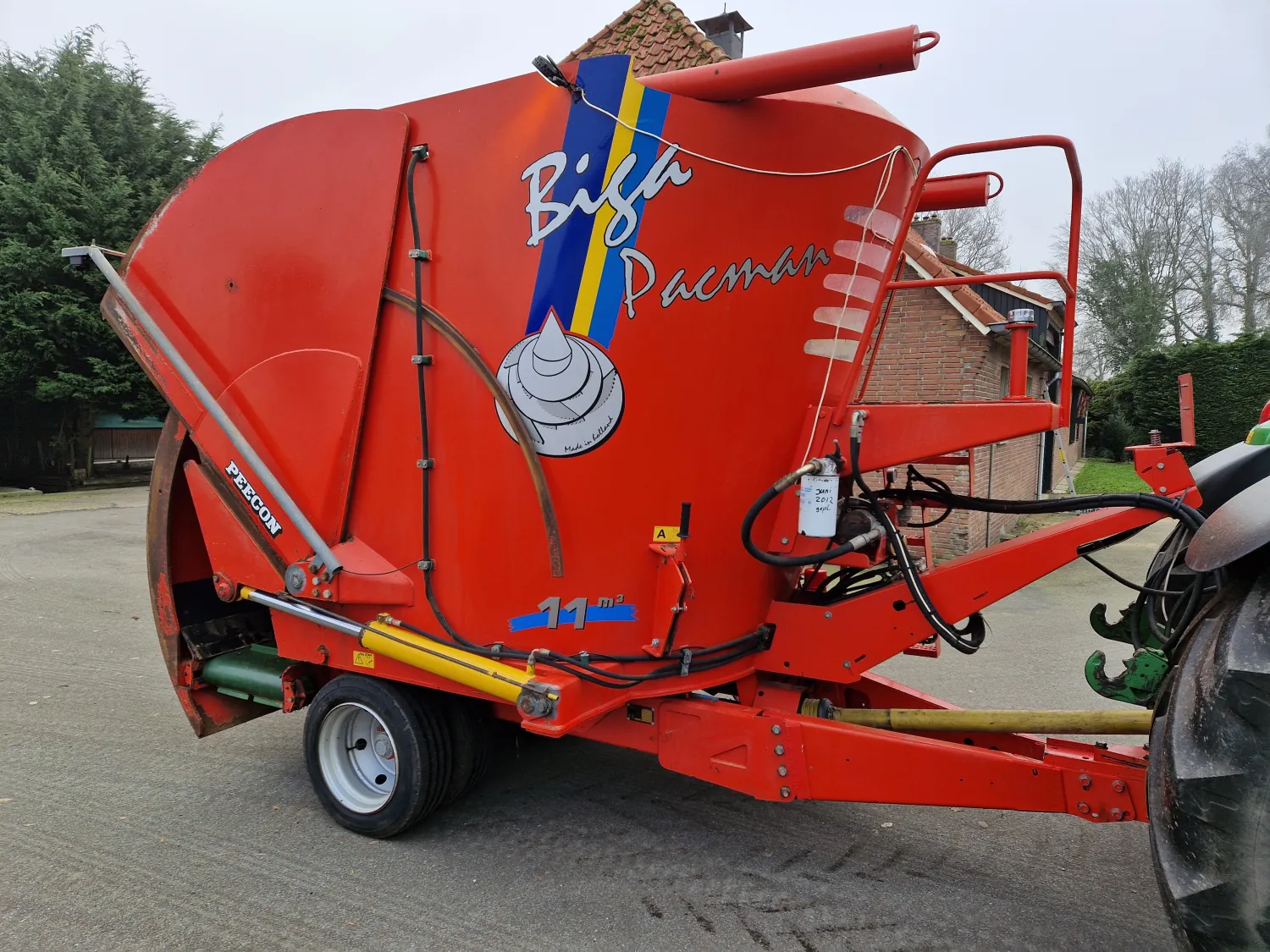 Peecon Biga Pacman Voermengwagen 11m³ - Weinig Gebruikt