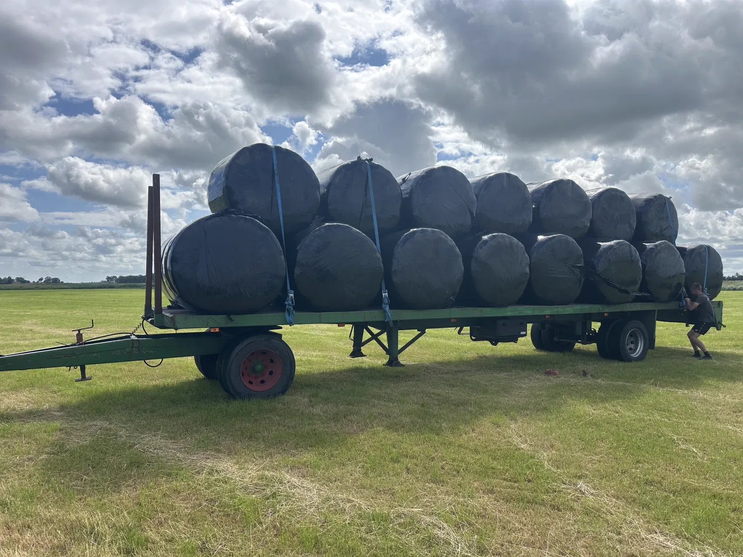 Grote Balenwagen/Landbouwwagen - Laadvloer 12 Meter