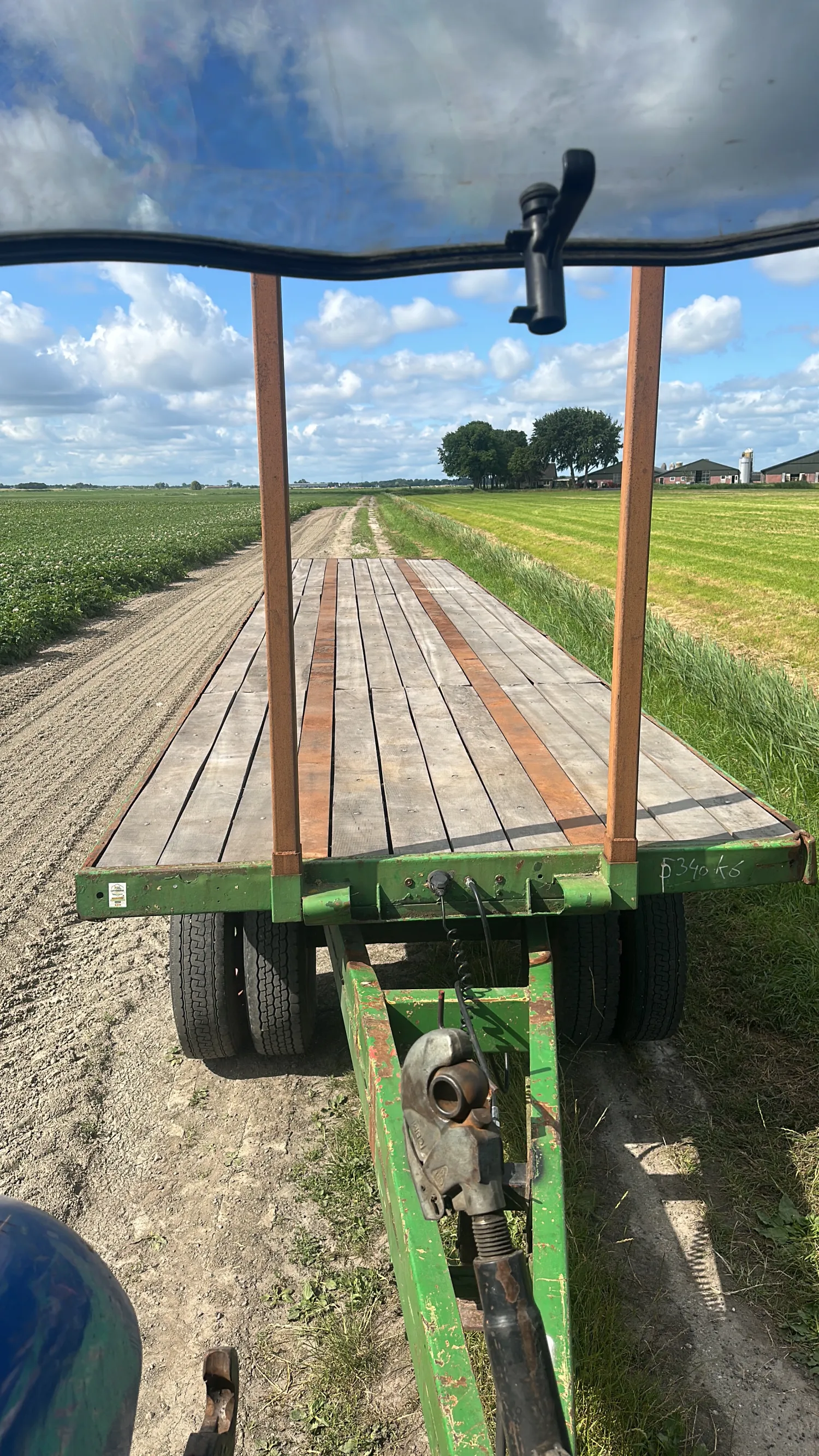 Grote Balenwagen/Landbouwwagen - Laadvloer 12 Meter