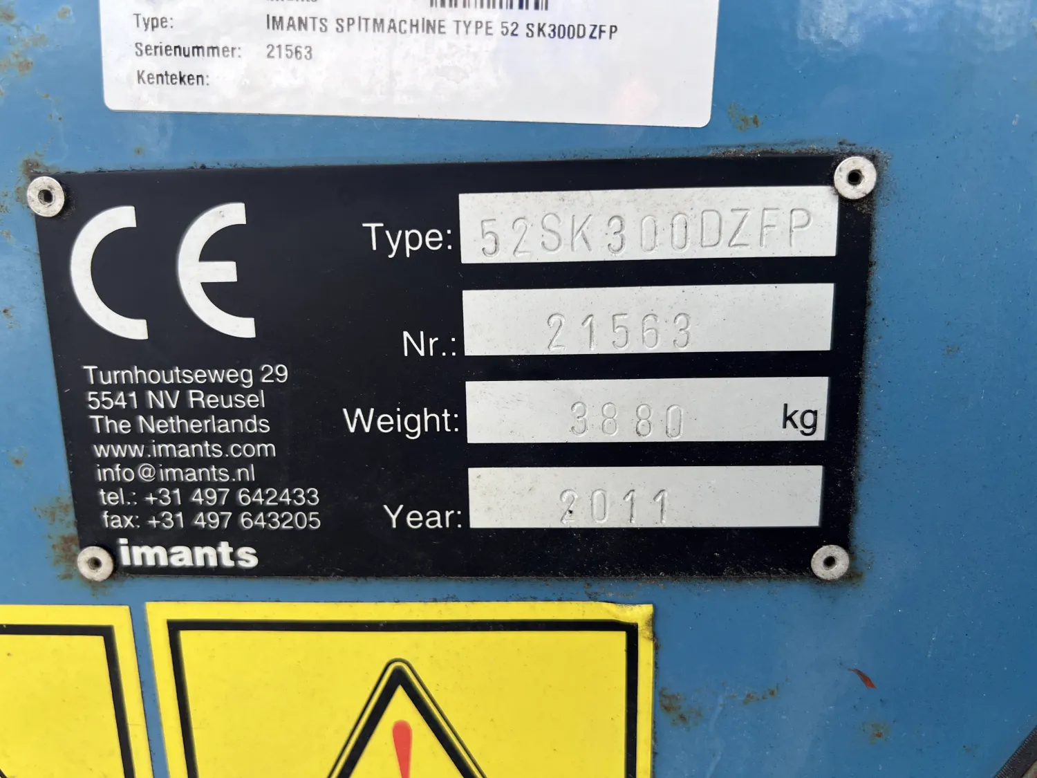 Imants Spitmachine | Landbouwmachines te Koop