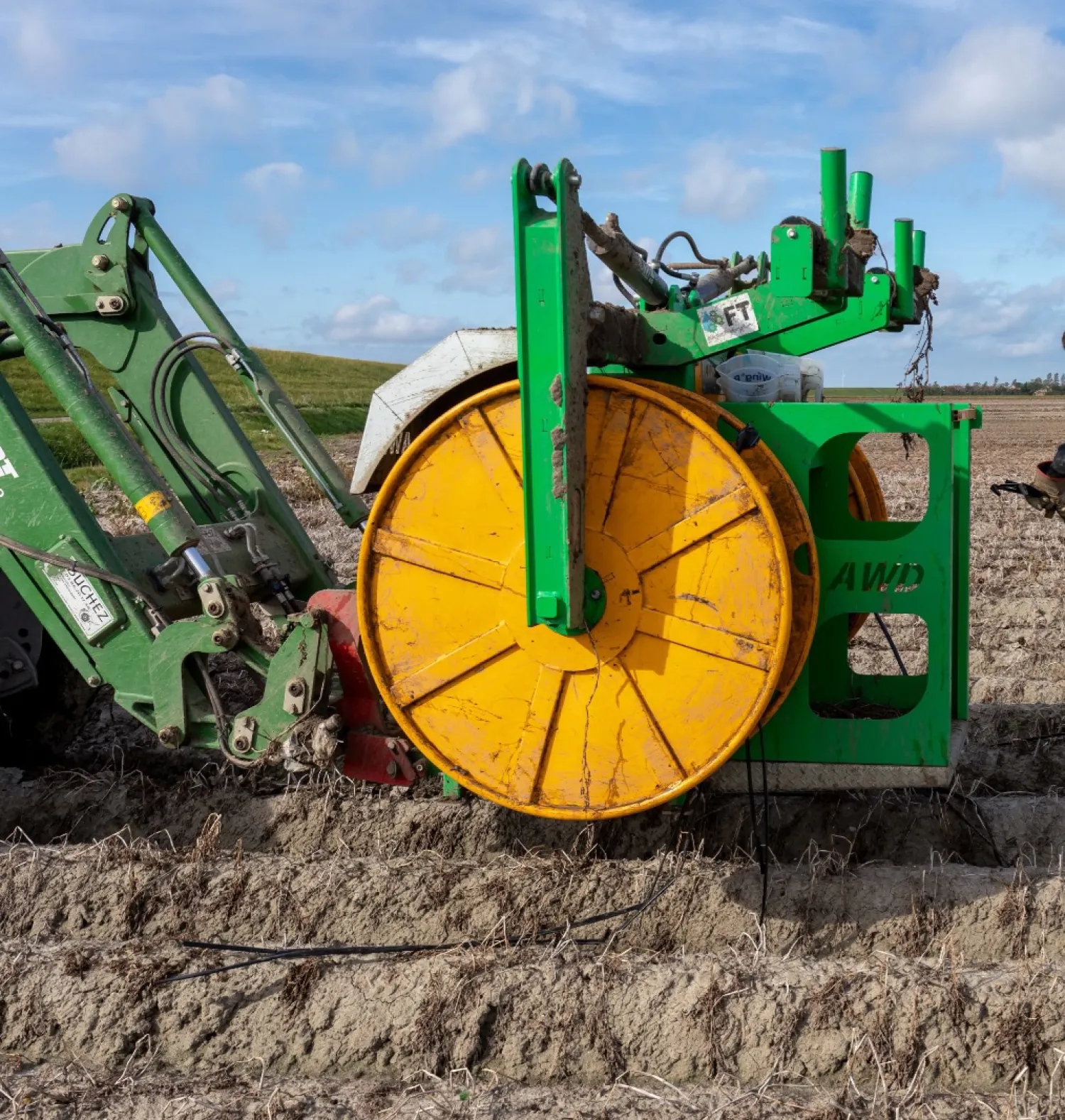 Druppelslang oprolmachine huren - Efficiënt oprollen