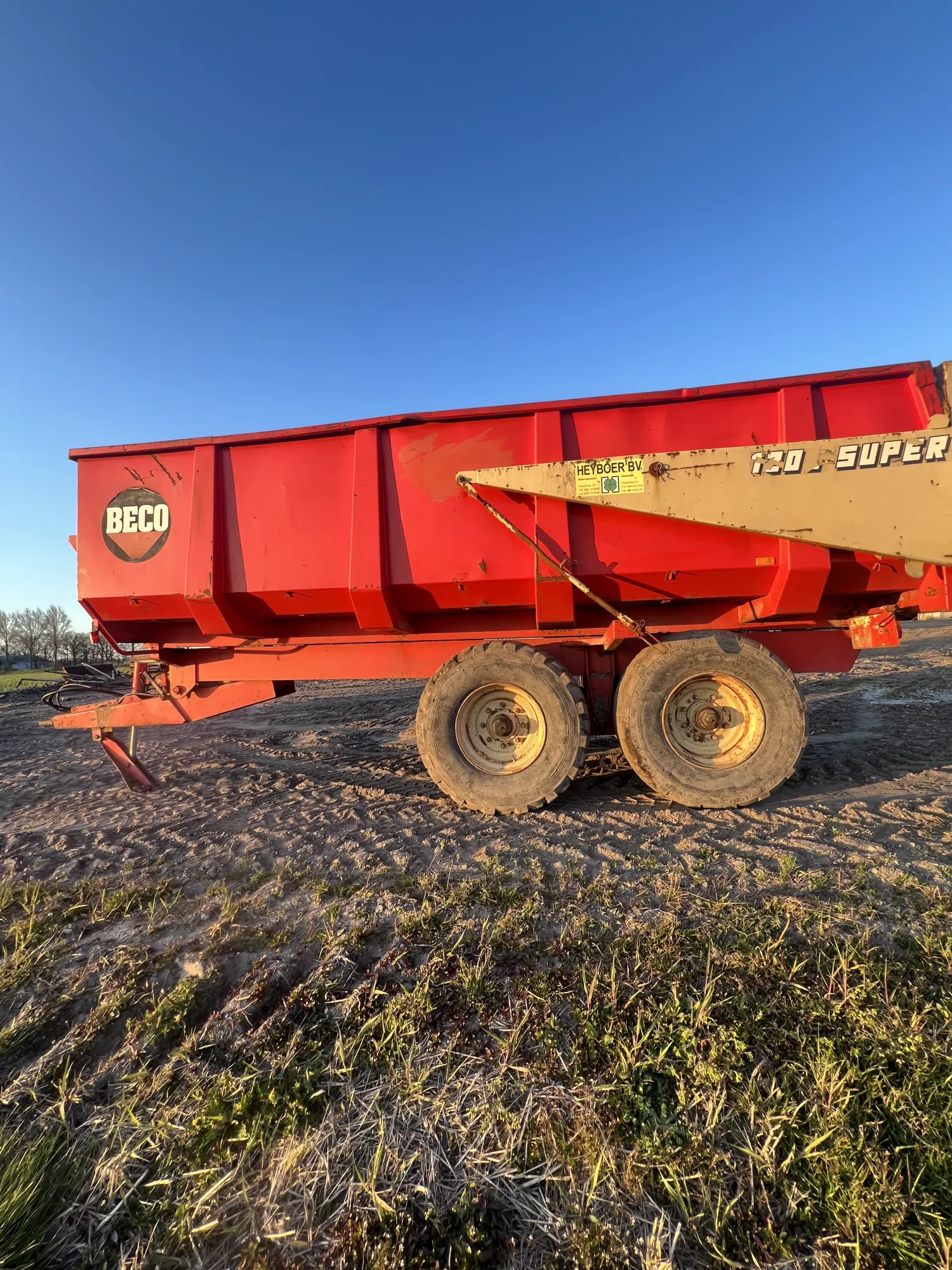 Beco 12-ton Kipper | Hydraulische Steunpoot | Goede Bodem