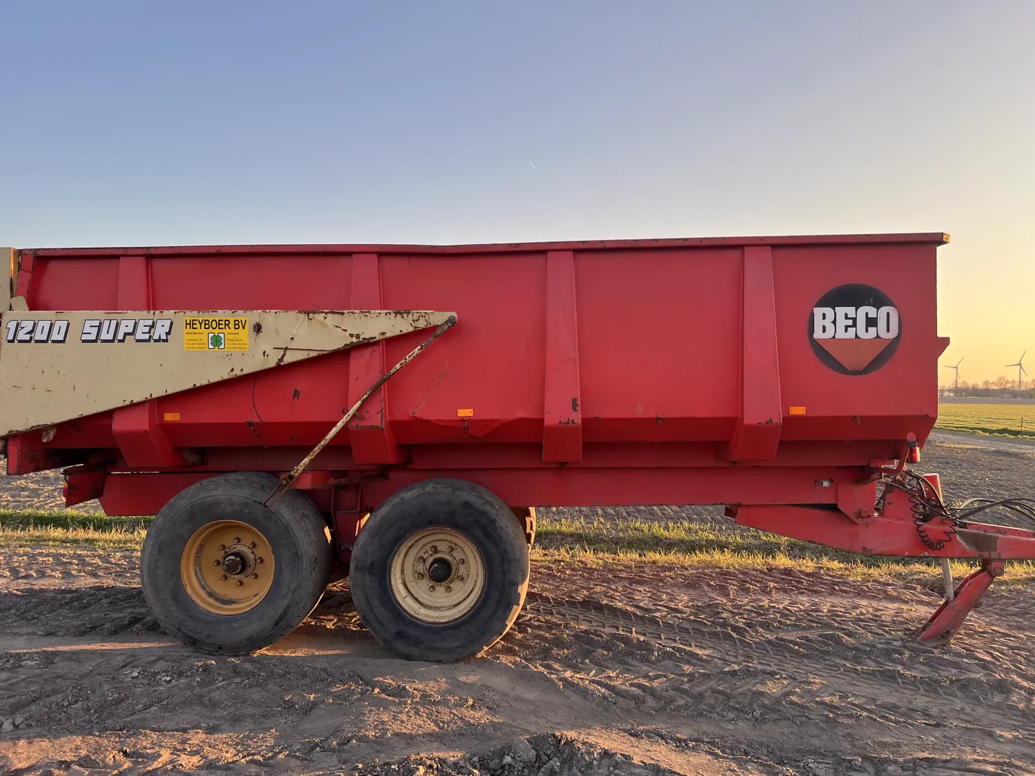Beco 12-ton Kipper | Hydraulische Steunpoot | Goede Bodem