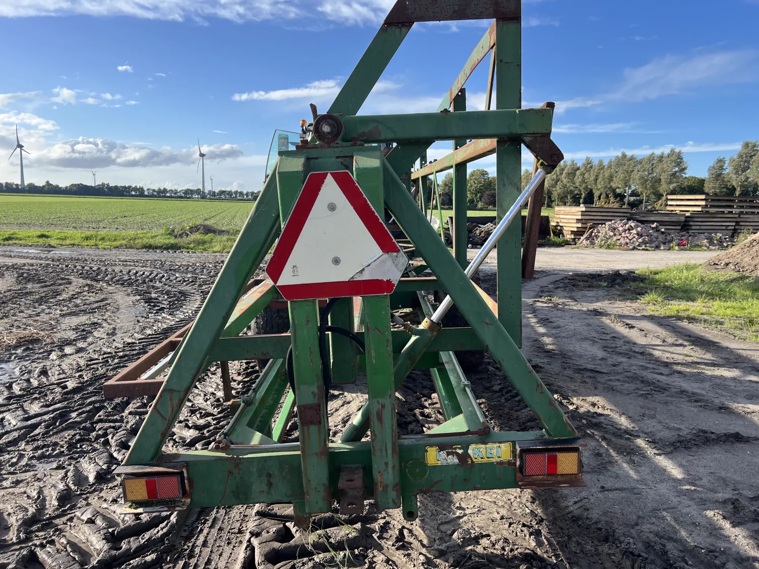 Kistenwagen - 3 breed - Goede staat - €1000