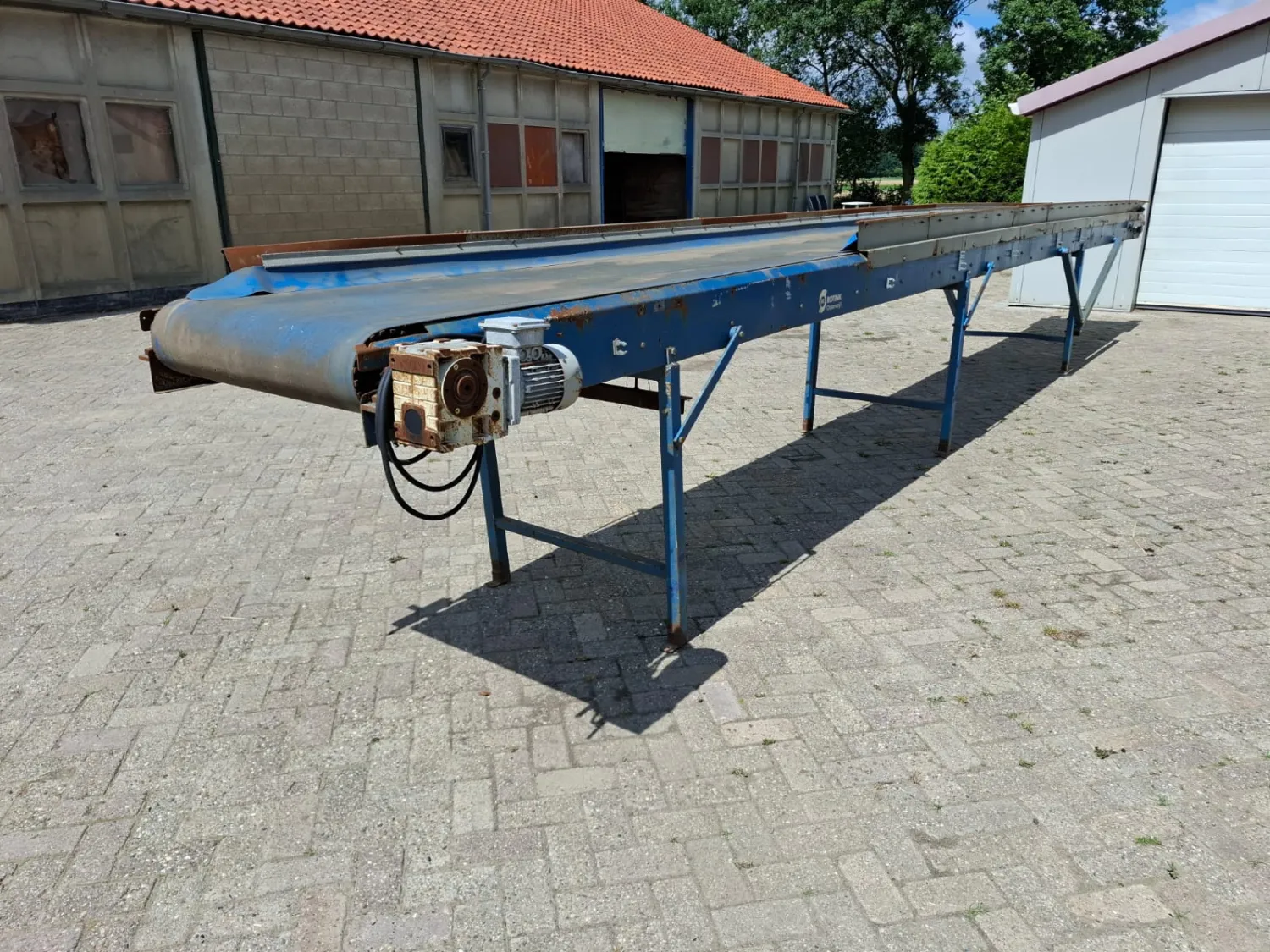 Transportband/doorvoerband -Lengte 910cm -Breedte 80