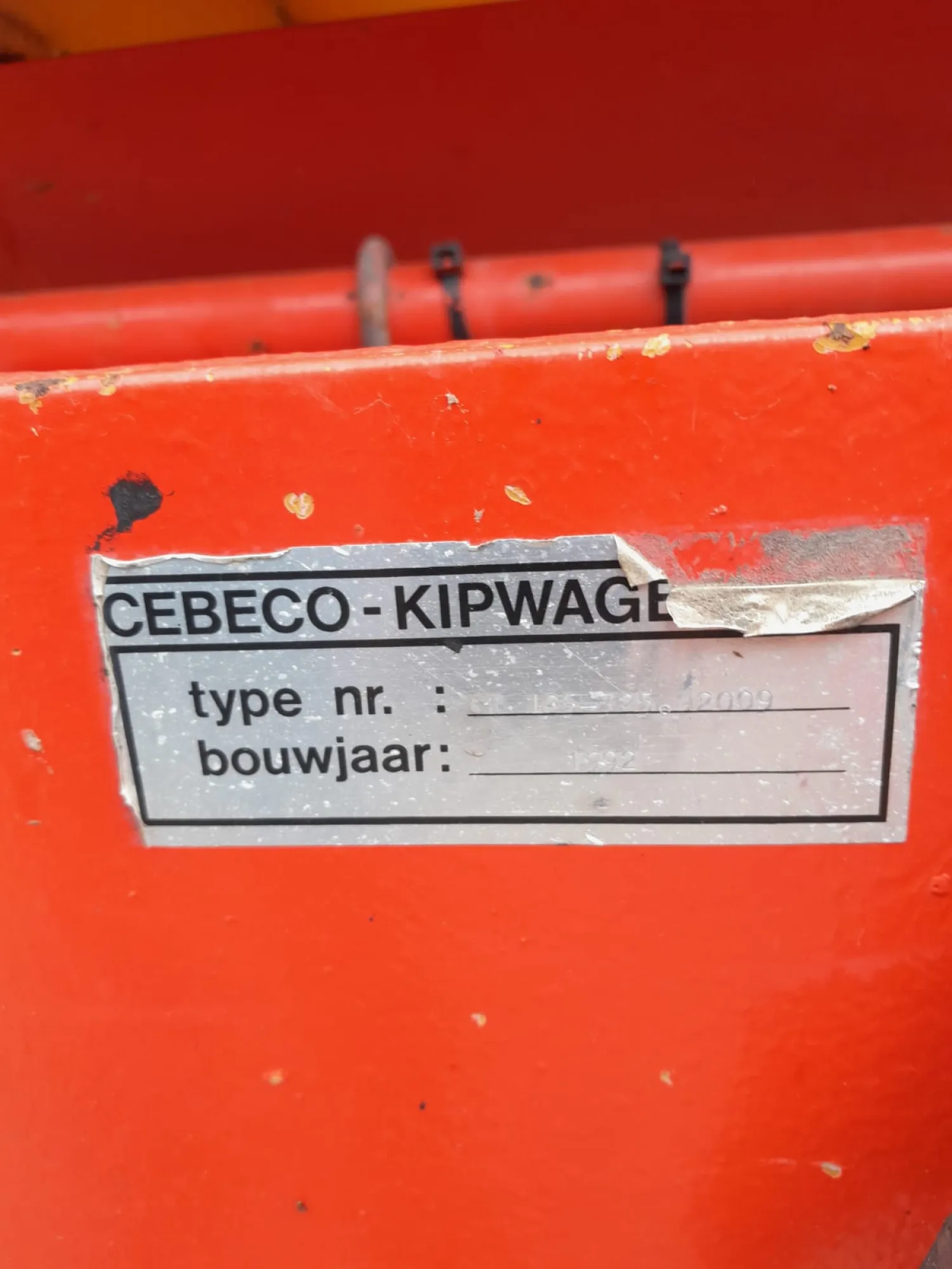 Cebeco CT 105 Kipper - Bouwjaar 1992 - Hydraulisch Geremd