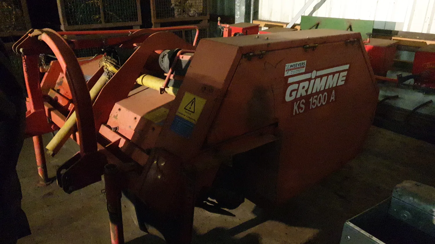 Grimme KS1500A Loofklapper - 2 Rij, Zijafvoer