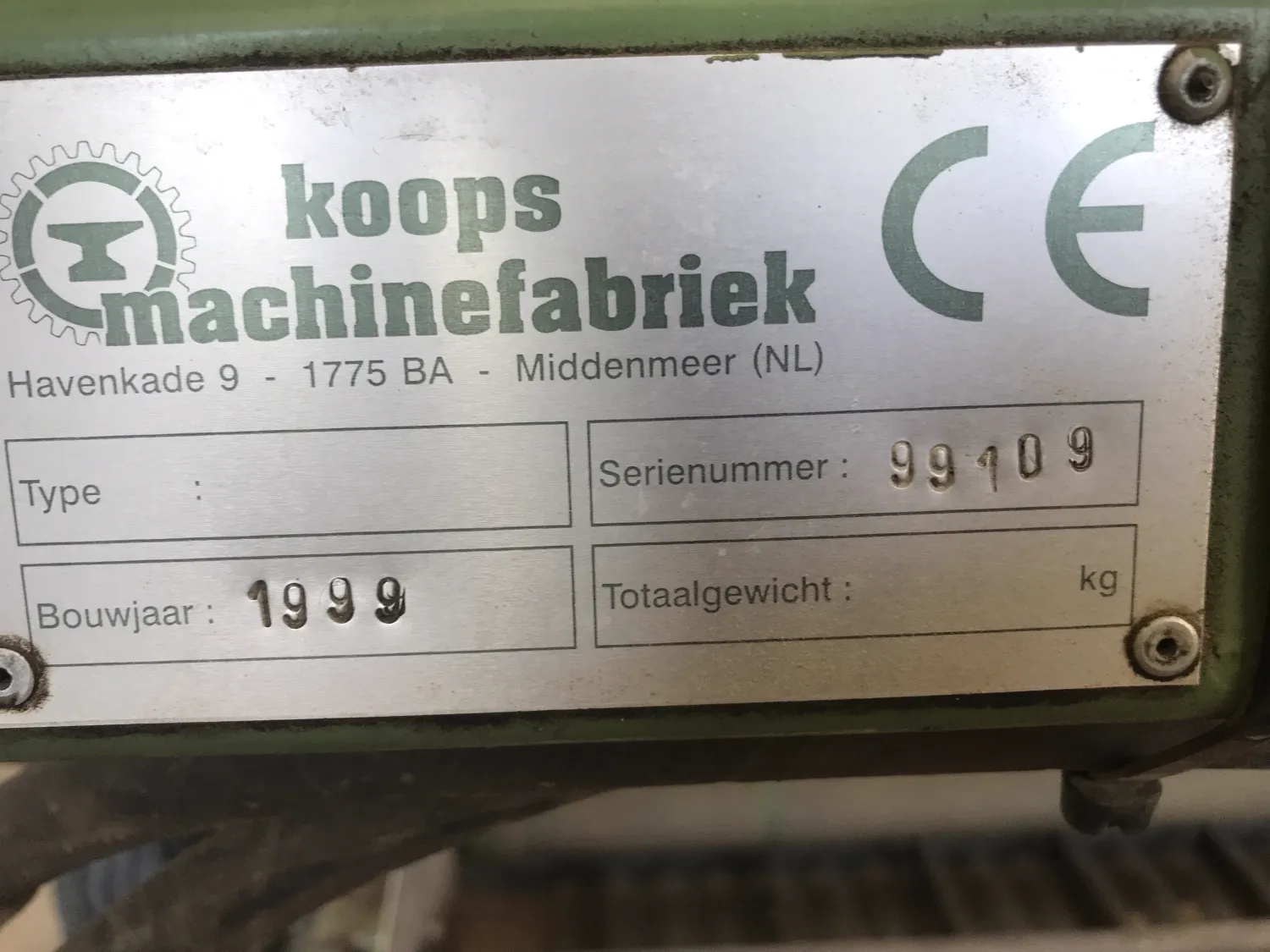 Koops Plantboot planter met elektronische aansturing