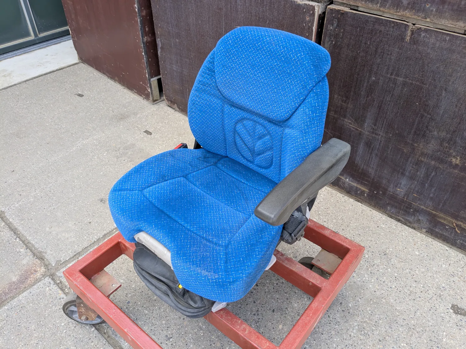 Grammer luchtgeveerde stoel - New Holland T6.140 EC