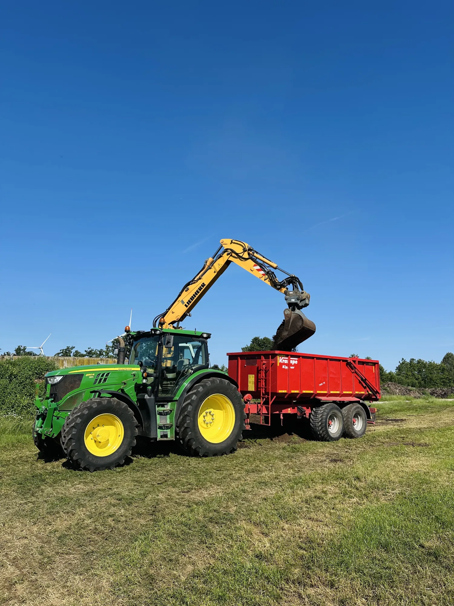 John Deere 6R huren - Incl. chauffeur & aanbouwdelen