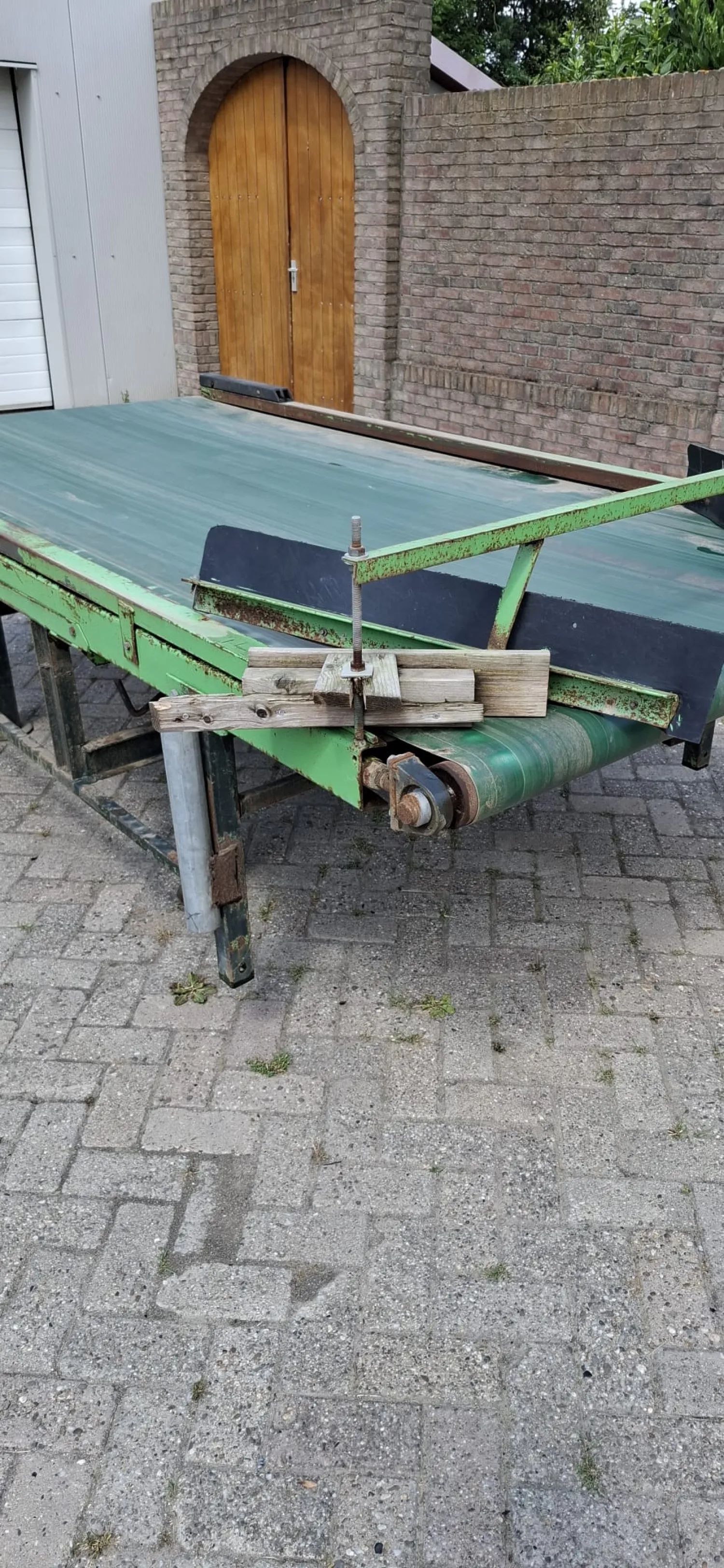 Transportband: 300cm, 138cm breed, 30 m/min - Verstelbaar