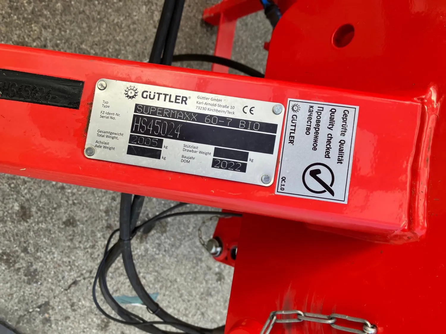 Güttler Supermaxx 60-7 Bio 2022 | 6 meter werkbreedte