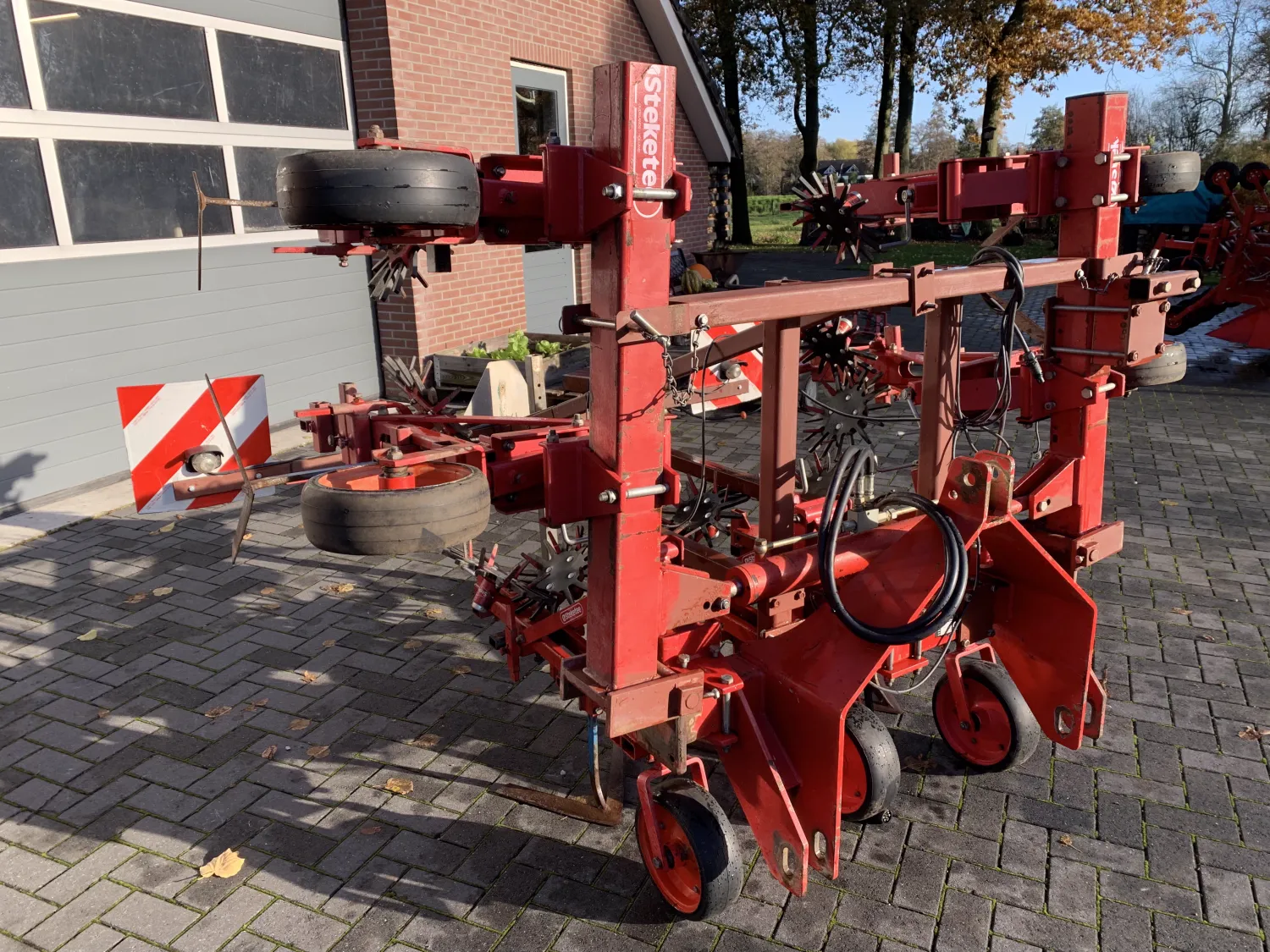 Steketee Schoffelmachine - 6 Rijen, Vingerwieders