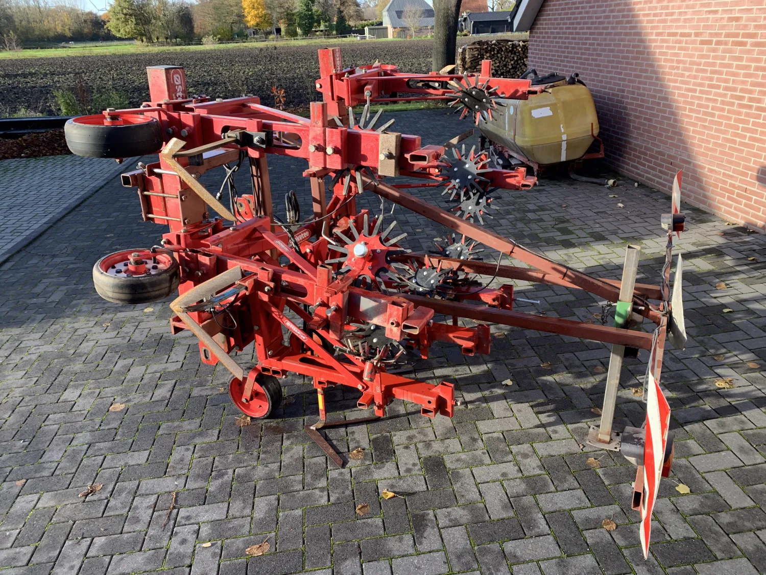 Steketee Schoffelmachine - 6 Rijen, Vingerwieders