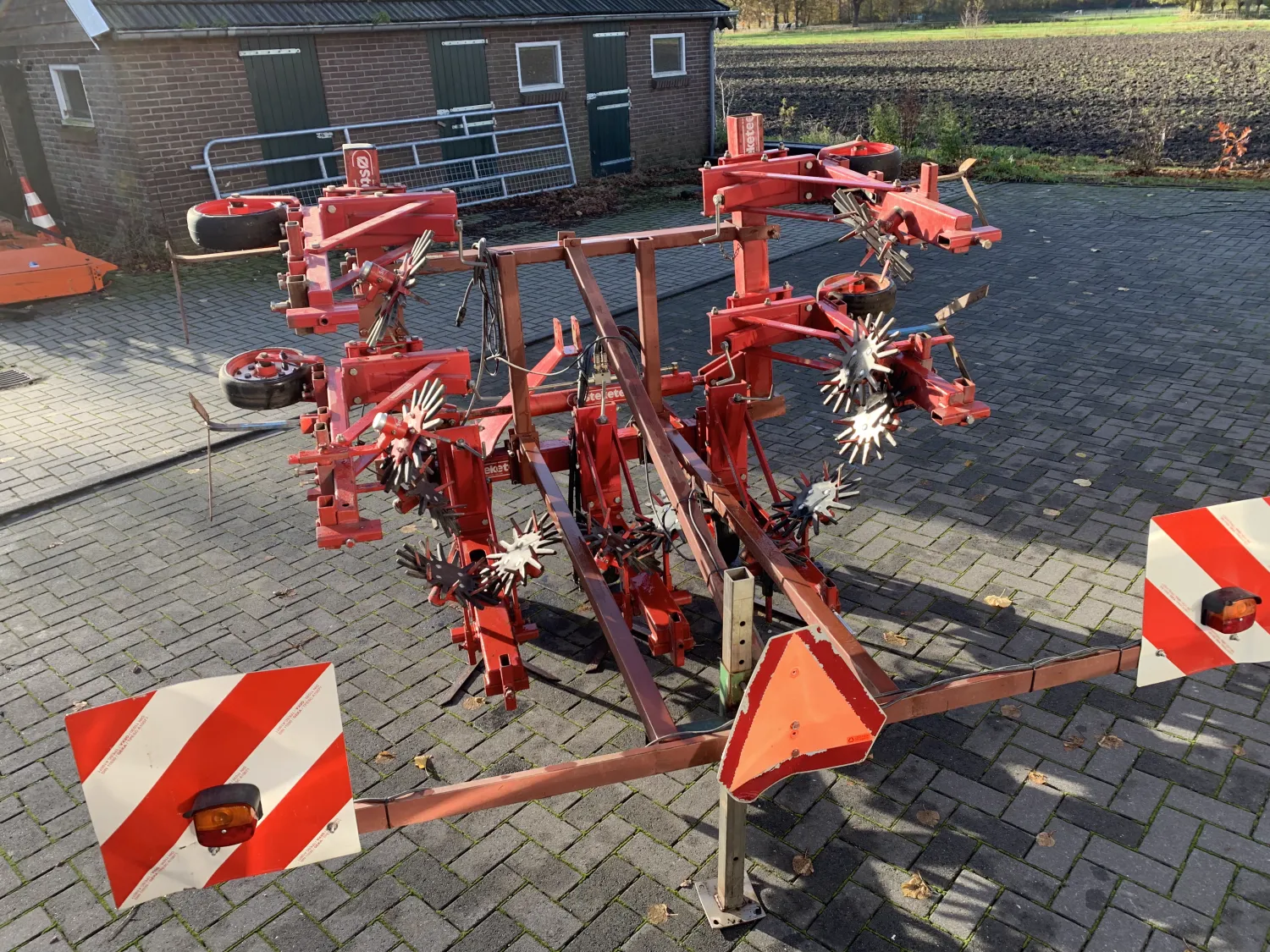 Steketee Schoffelmachine - 6 Rijen, Vingerwieders