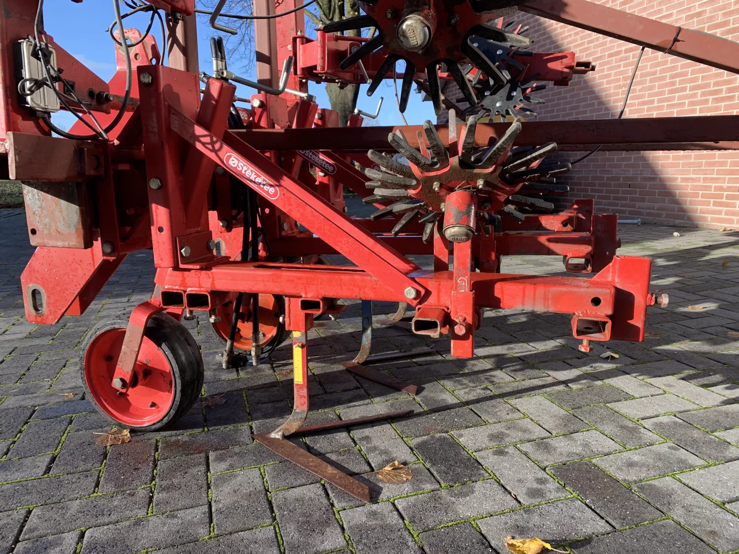 Steketee Schoffelmachine - 6 Rijen, Vingerwieders