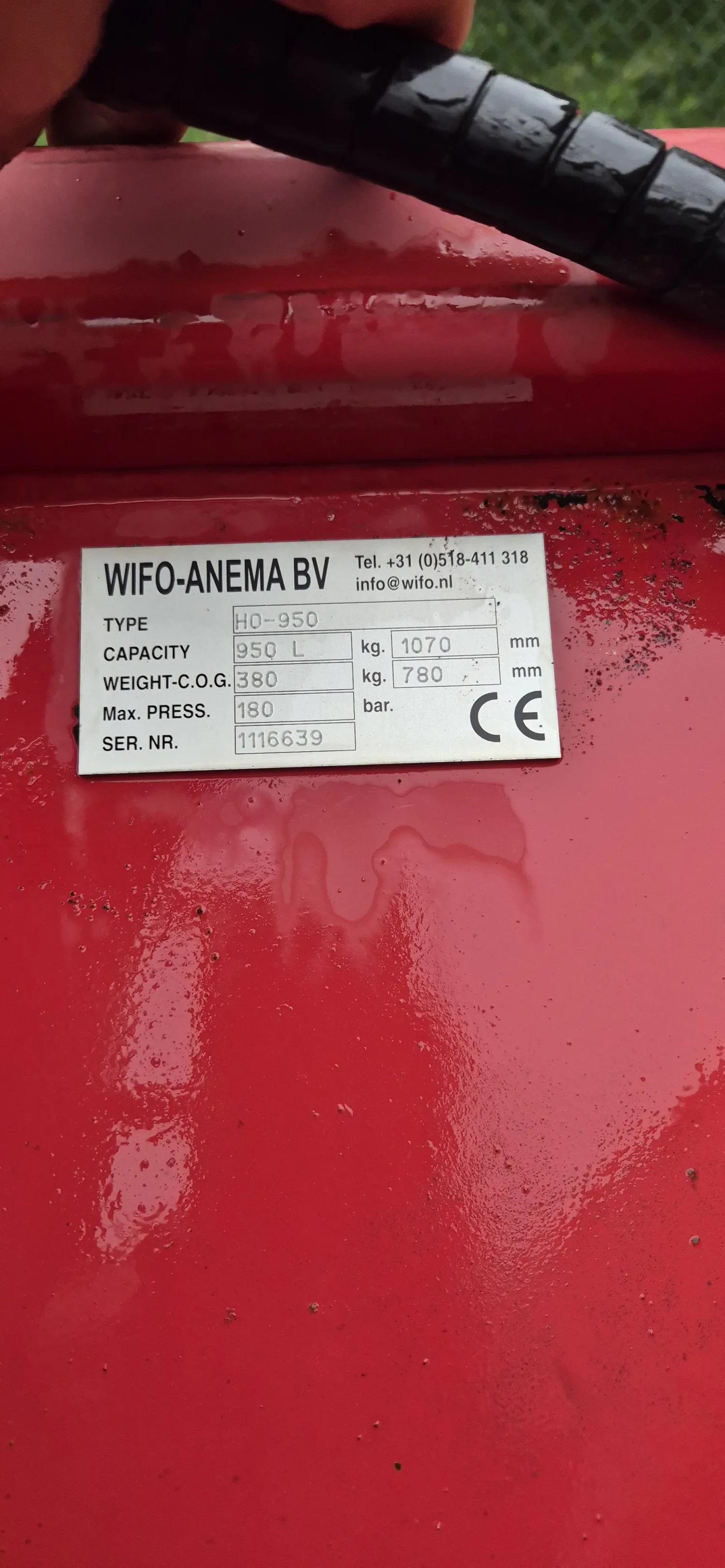 Wifo HO 950 Schepbak - 160cm breed - Weinig gebruikt