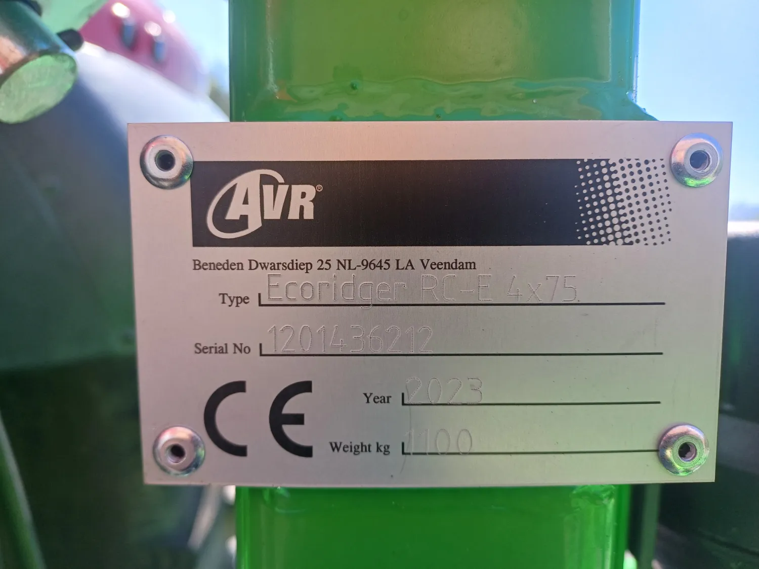 AVR Ecoridger RC-E 4x75 (2023) - Slechts 45 ha gebruikt