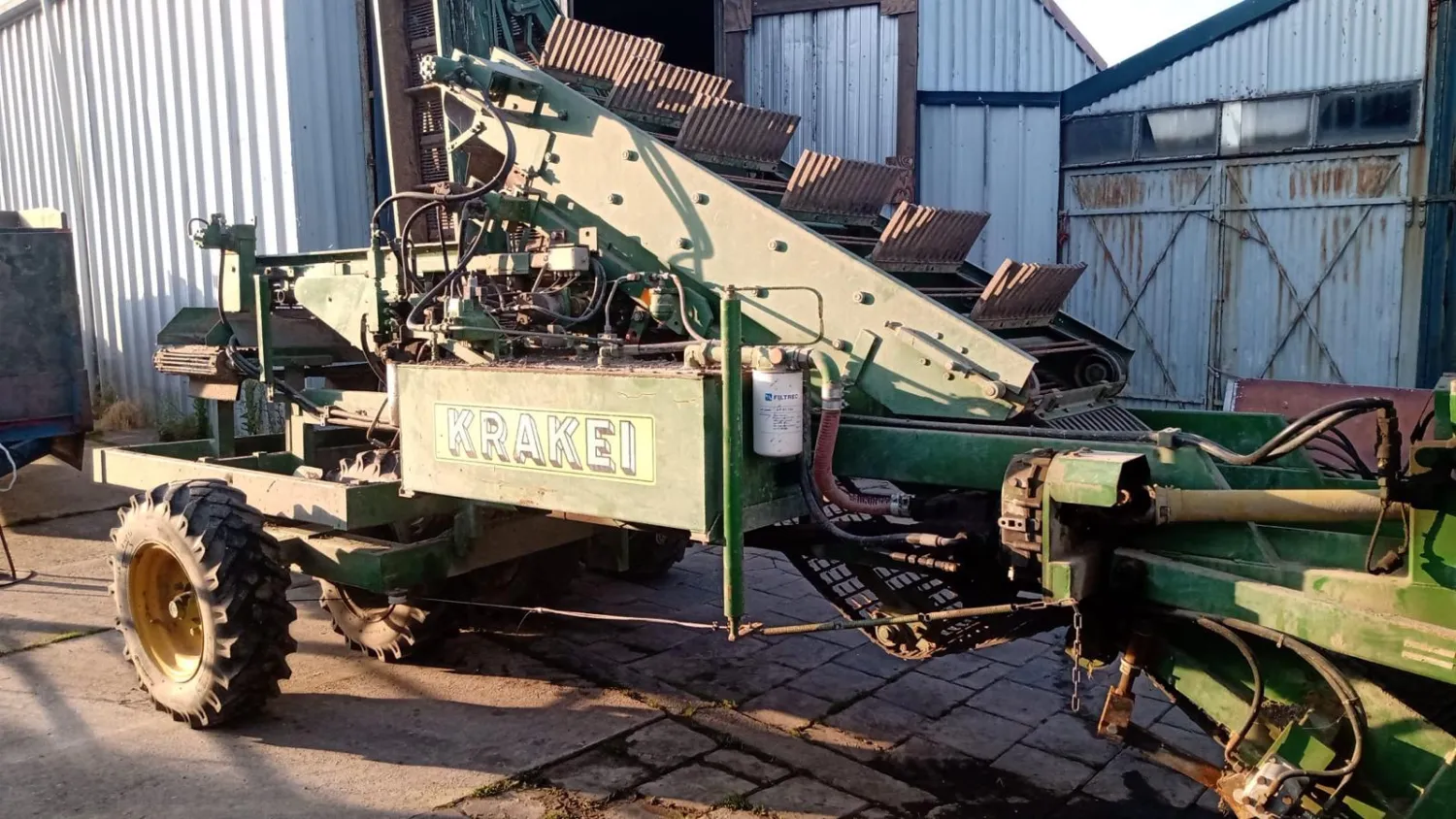 Krakei 1-Rijer Aardappelrooier - Elektrisch Hydraulisch