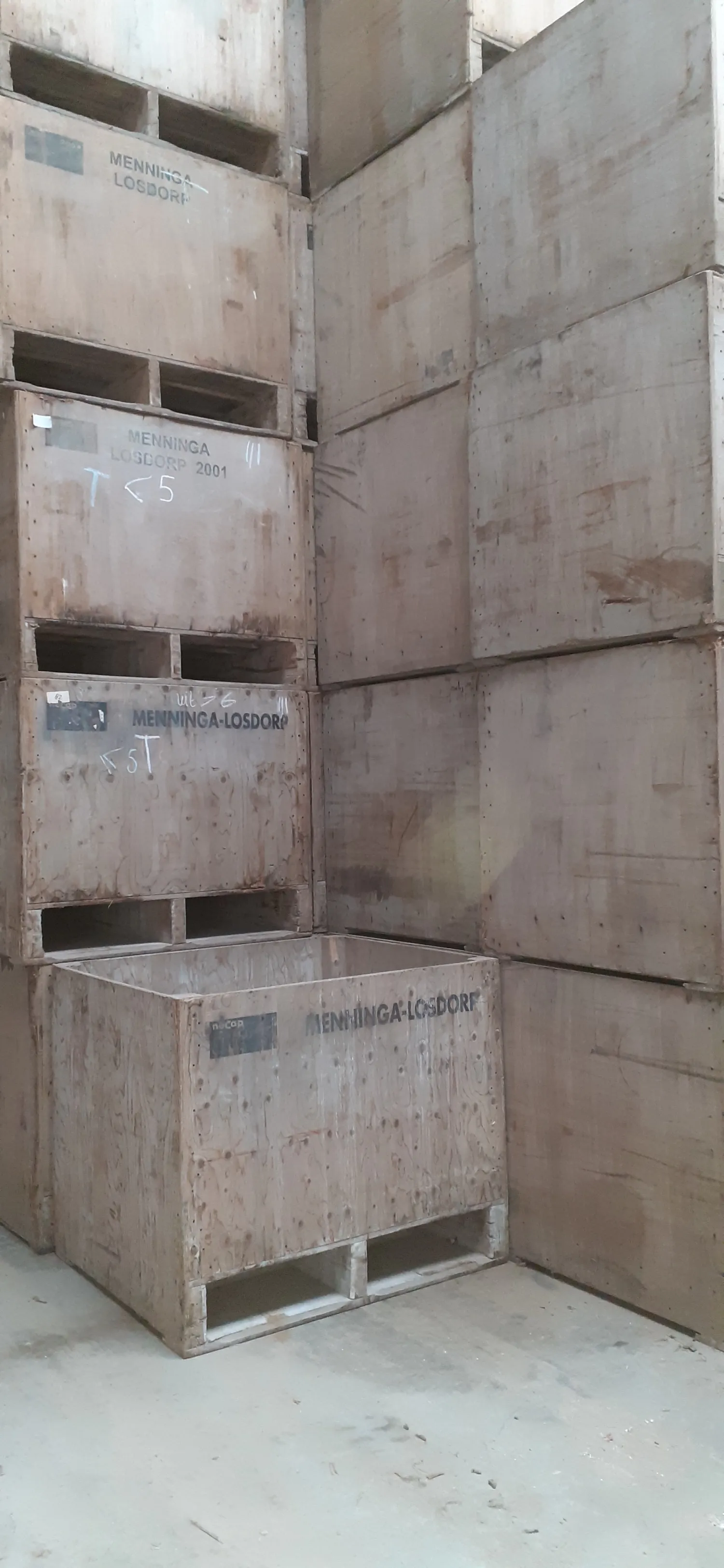Used Flower Bulb Crates - 120x100x100 - For Sale