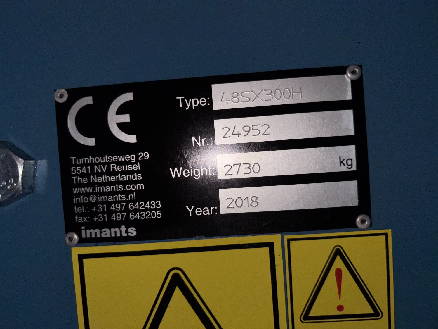 Imants SX-48 Spatenmaschine (Bj. 2018) zu verkaufen