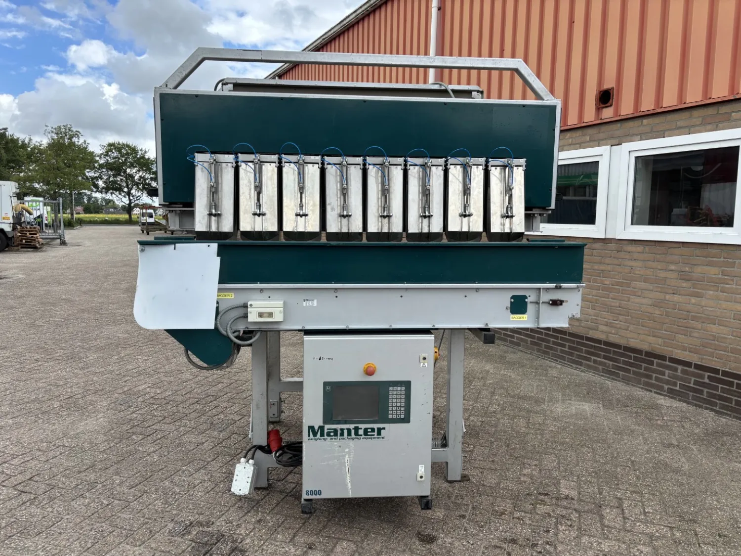 Manter VP-8000 Multihead Weger - 8 Baks Weegoplossing
