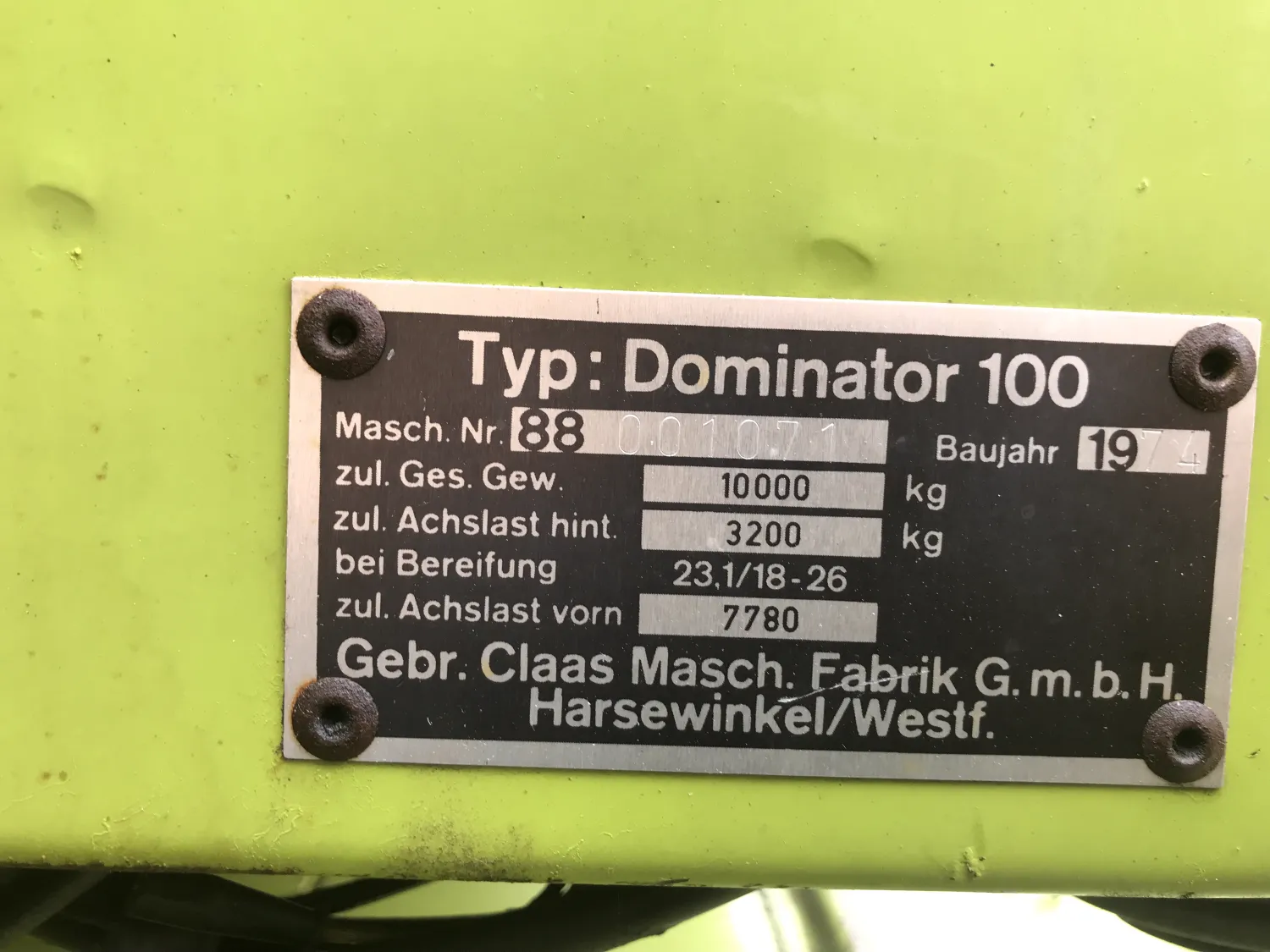 Claas Dominator 100 Combine te Koop - Direct Inzetbaar