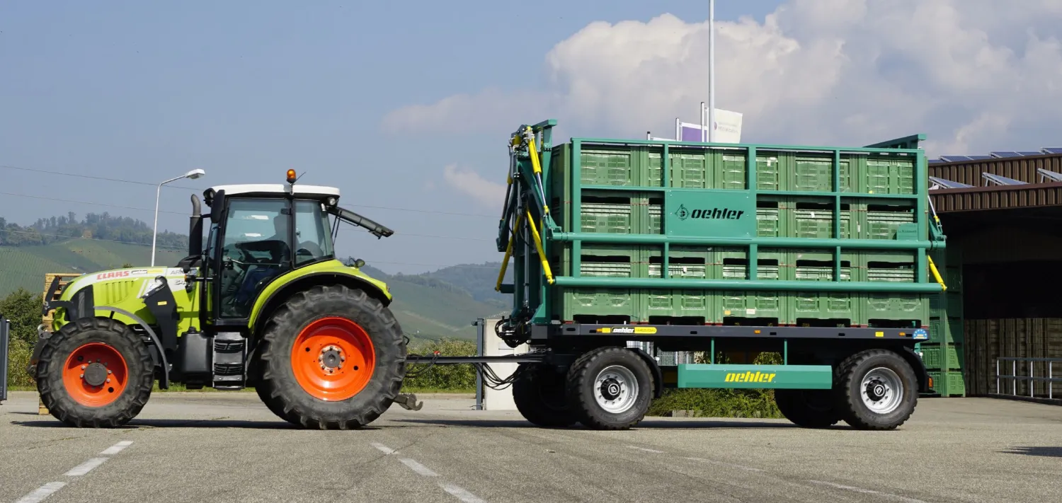 Oehler ZDK 180 BK: Fruitkisten Transport Oplossing