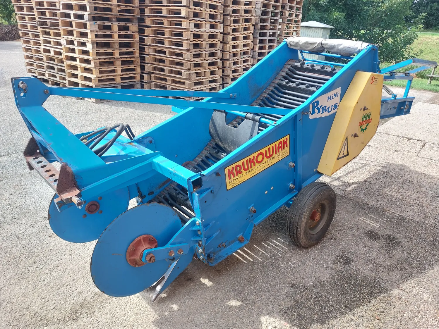 Krukowiak Mini Pryrus: Rooimachine voor vroege aardappelen