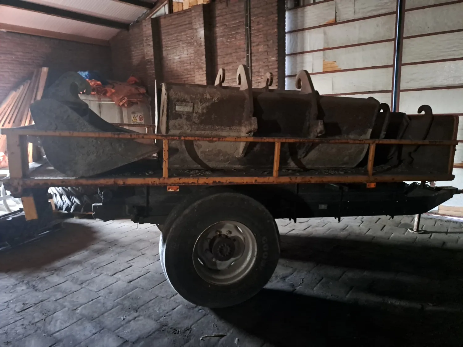 Bakkenkar met kenteken - 400x210 cm