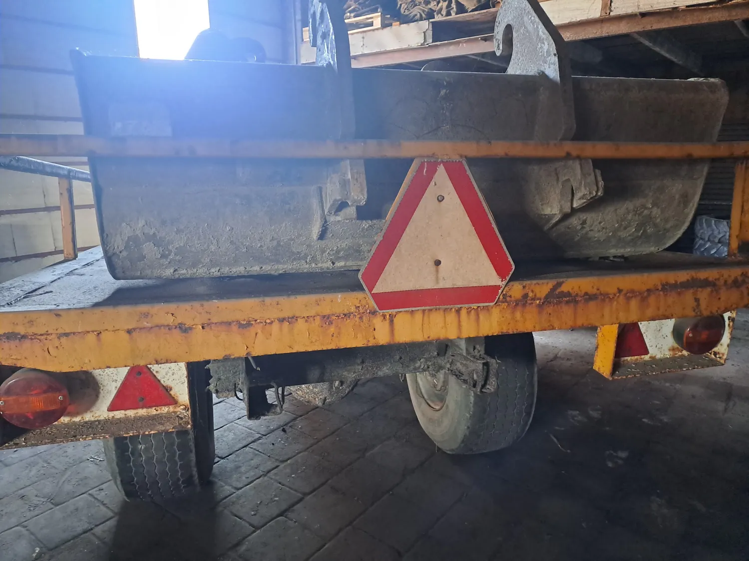 Bakkenkar met kenteken - 400x210 cm