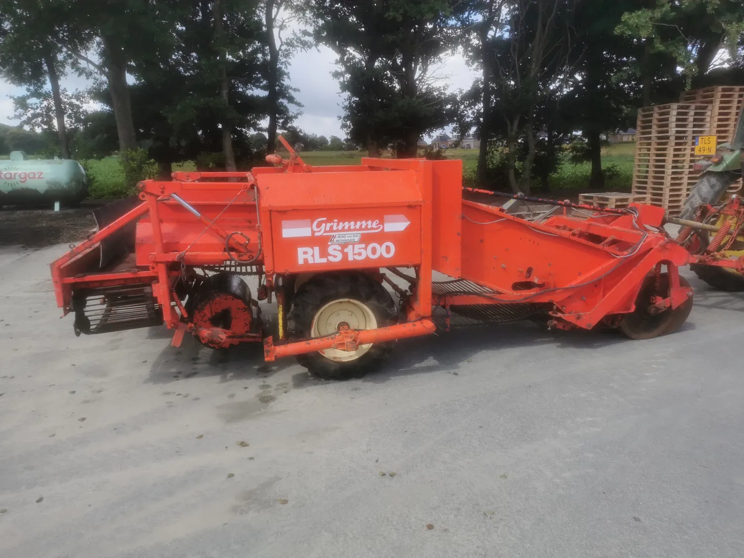 Grimme RLS1500 Voorraadrooier | Zeefmatten & Hydraulische Vlakstelling
