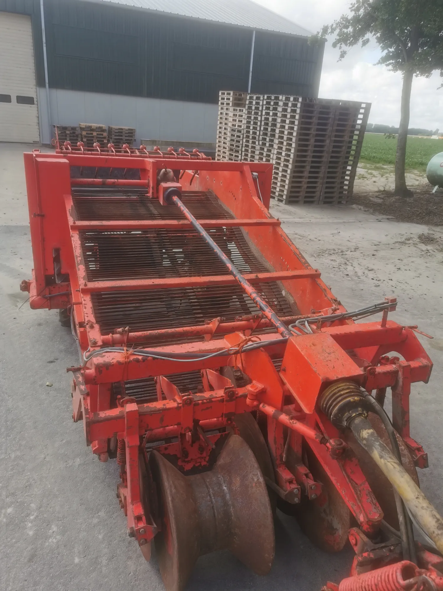 Grimme RLS1500 Voorraadrooier | Zeefmatten & Hydraulische Vlakstelling