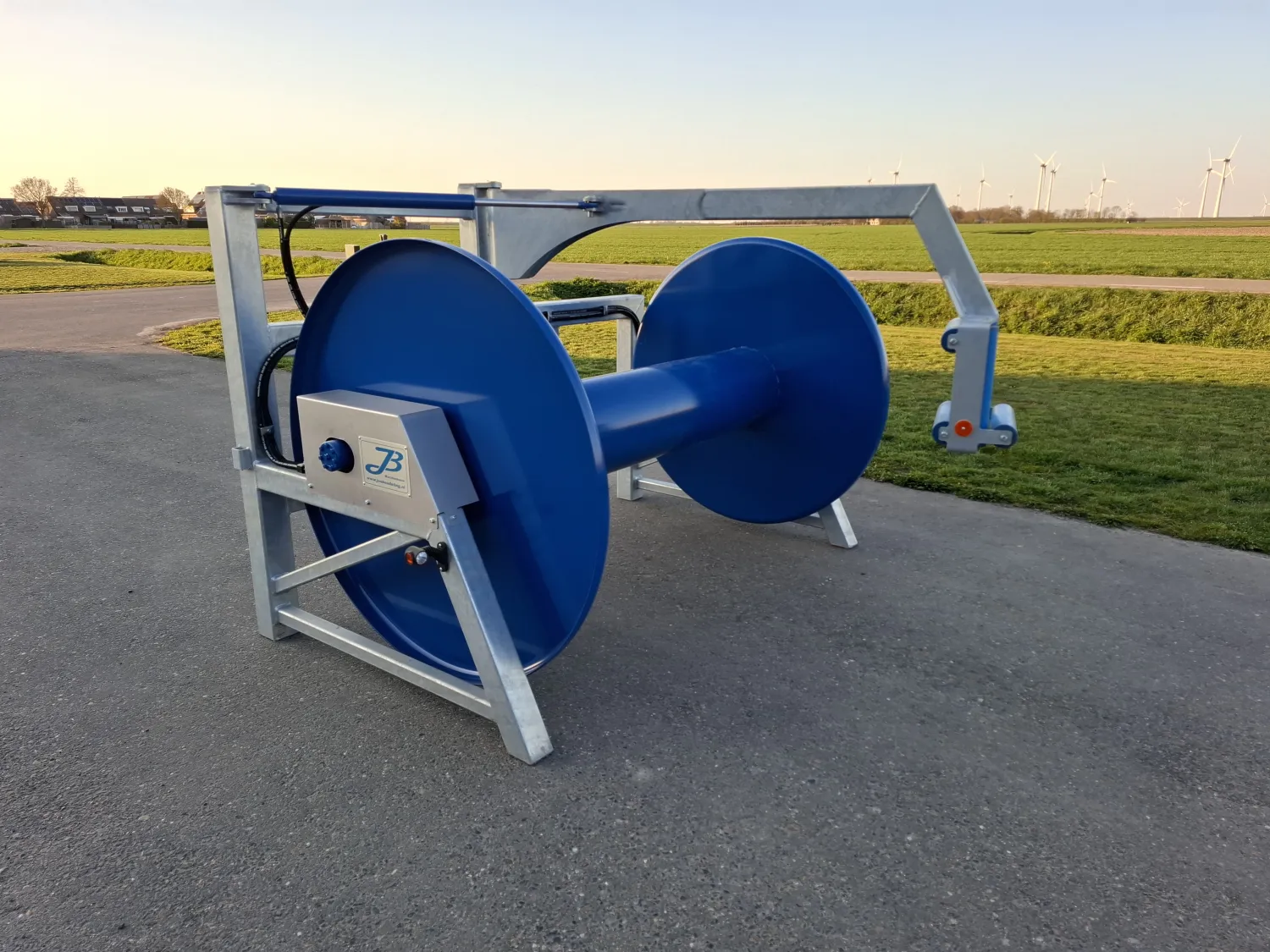 Slanghaspel M2 - Gegalvaniseerd & Poedercoat | 900m 5"