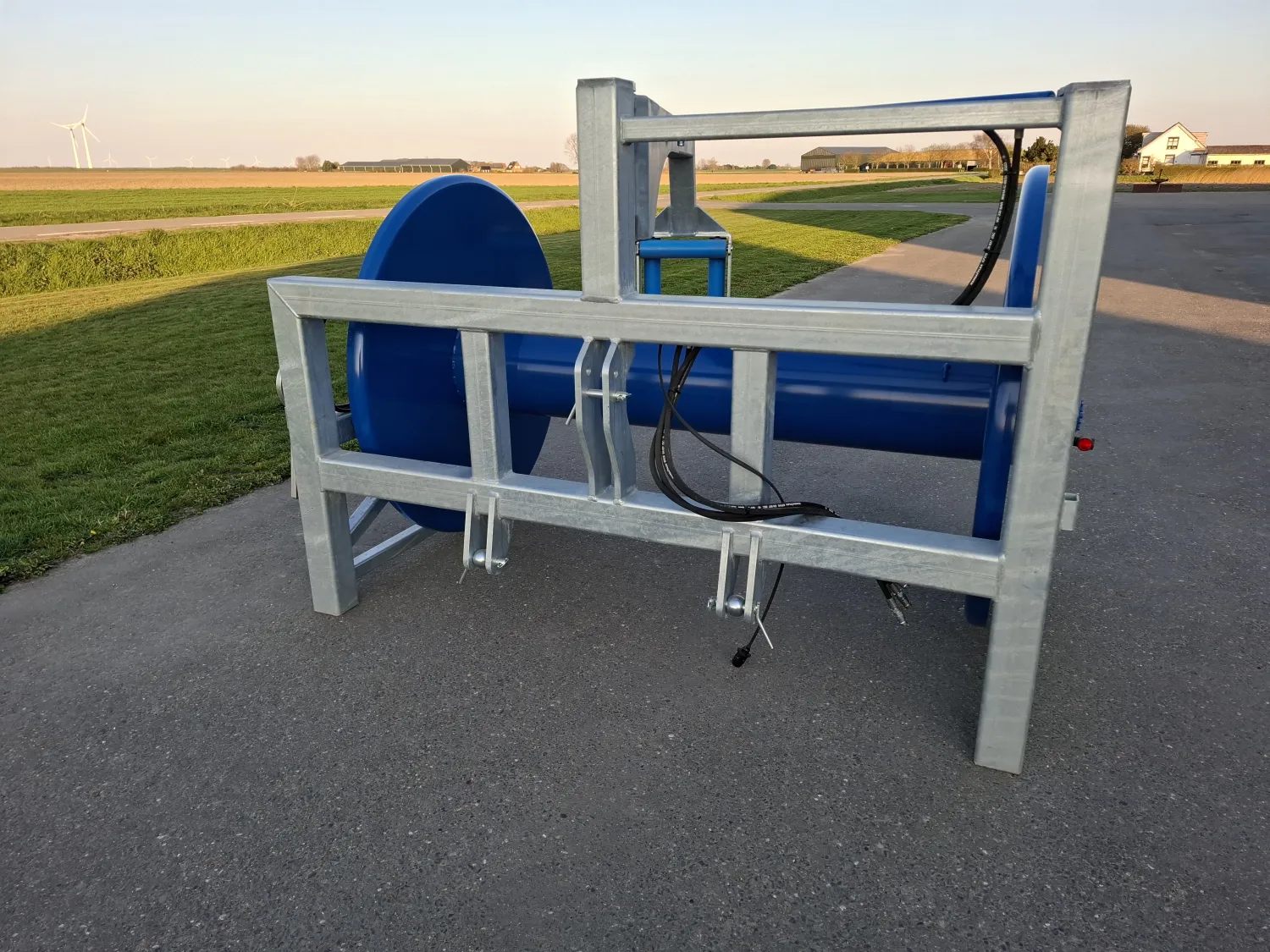 Slanghaspel M2 - Gegalvaniseerd & Poedercoat | 900m 5"
