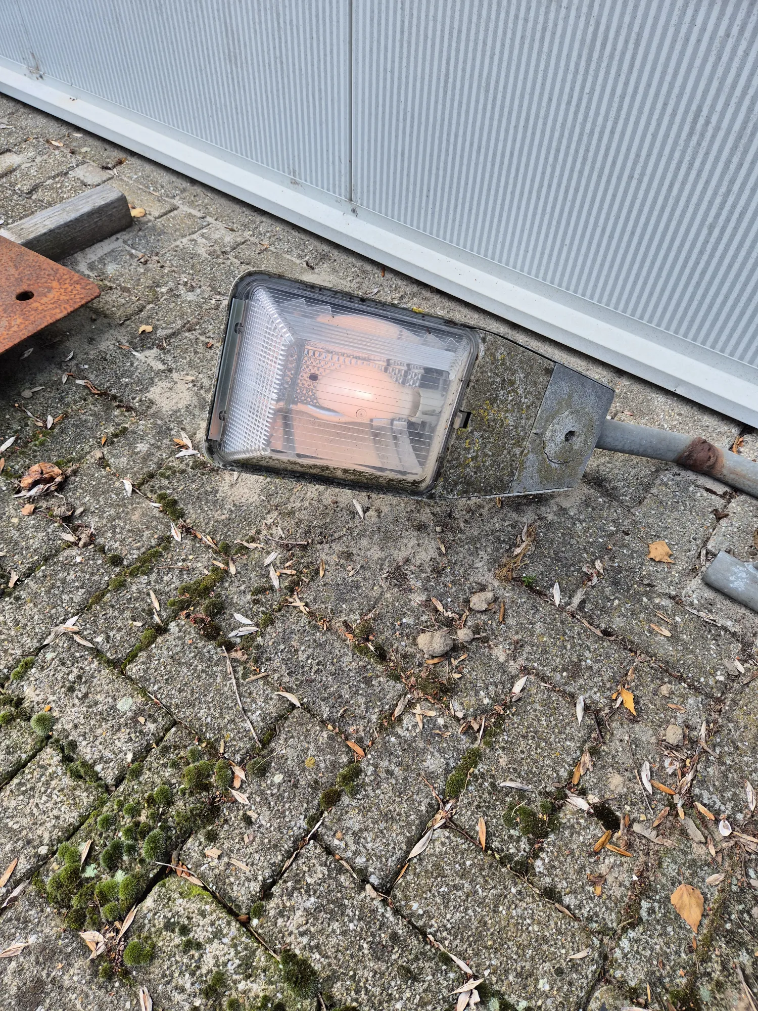 Lantaarnpaal Vakwerk Mast 5m met Armatuur