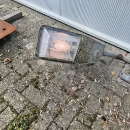 Lantaarnpaal Vakwerk Mast 5m met Armatuur