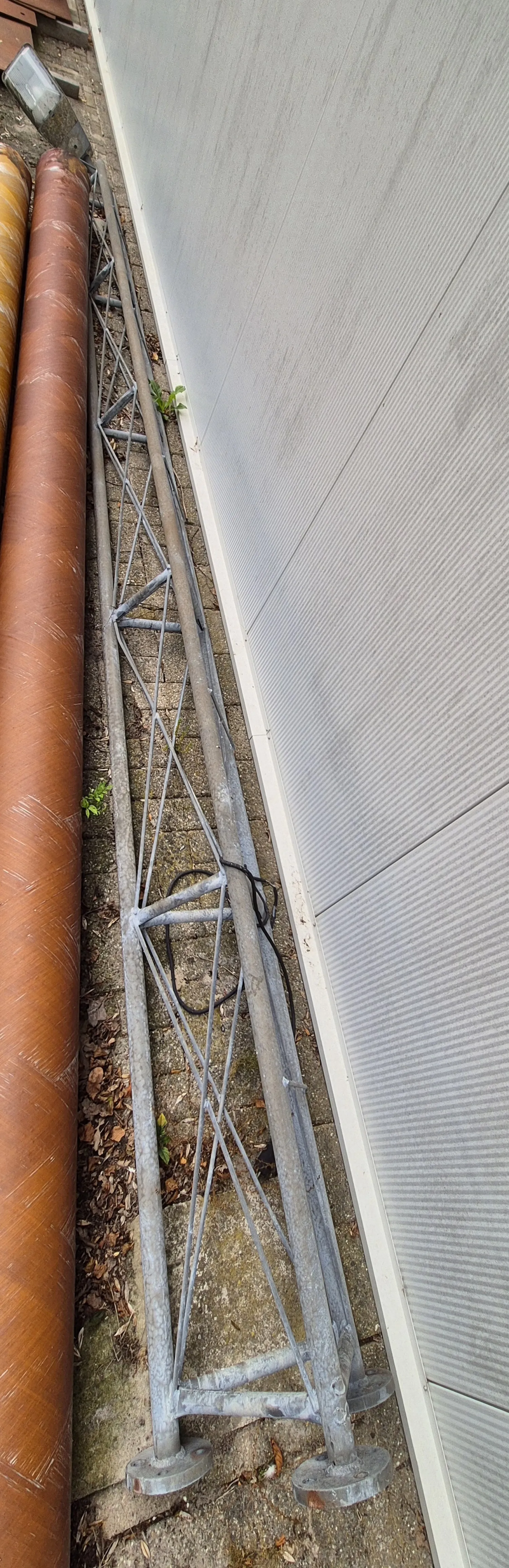 Lantaarnpaal Vakwerk Mast 5m met Armatuur