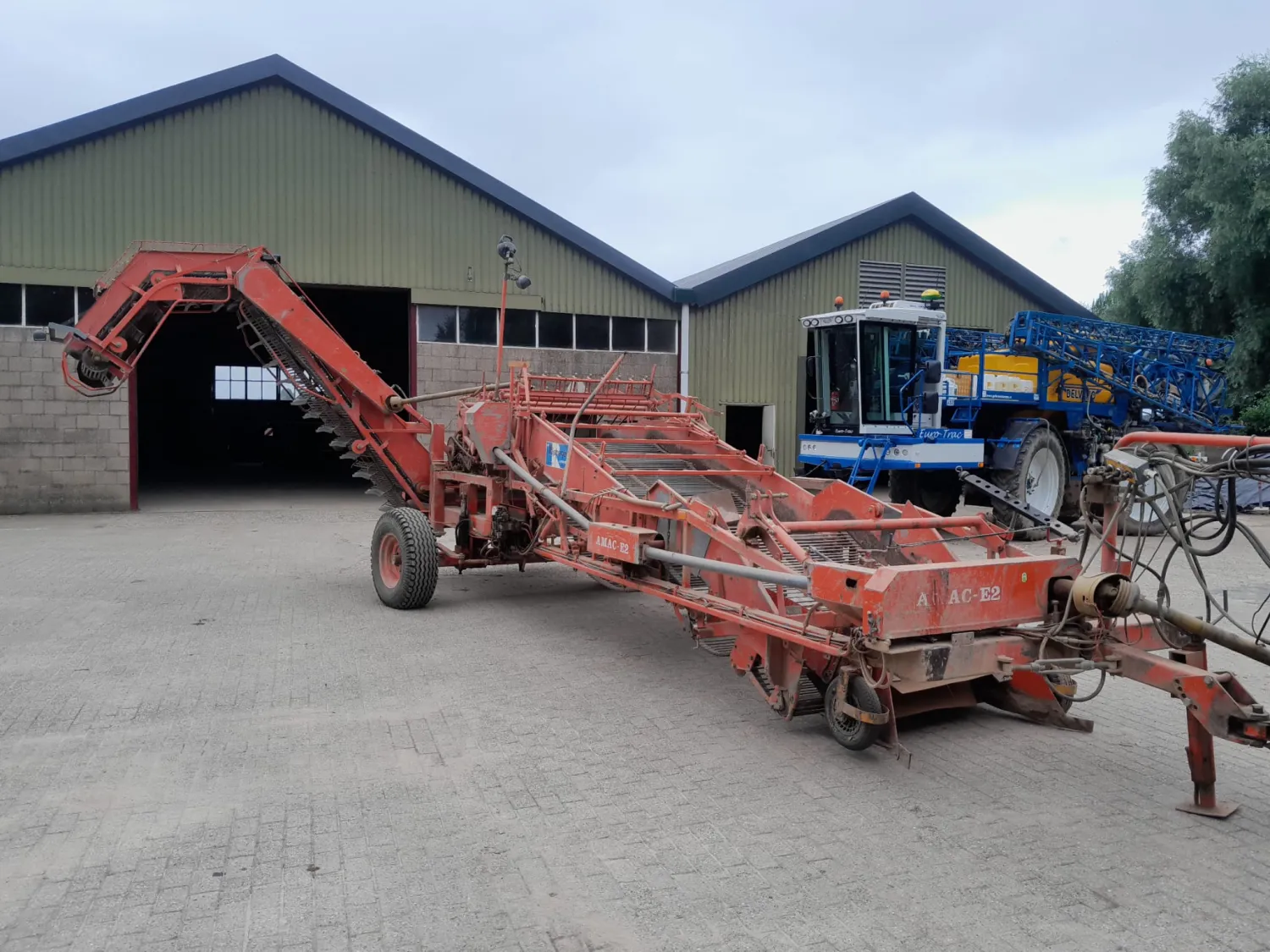 Amac E2 Uienlader + Aardappel Voorzetstuk | Landbouwmachine