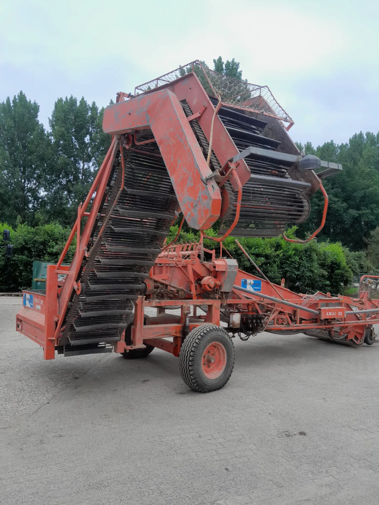 Amac E2 Uienlader + Aardappel Voorzetstuk | Landbouwmachine
