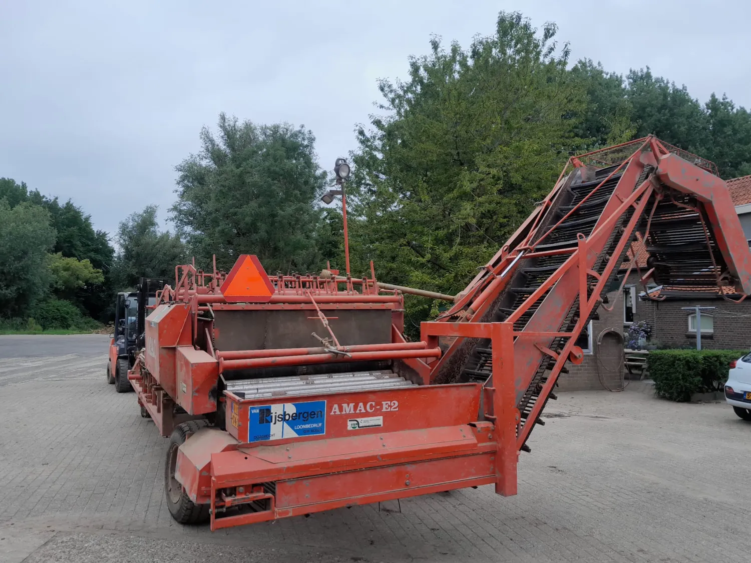 Amac E2 Uienlader + Aardappel Voorzetstuk | Landbouwmachine